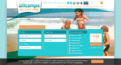 Desktop Screenshot of allcamps.be