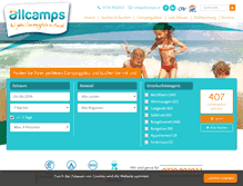 Tablet Screenshot of allcamps.at
